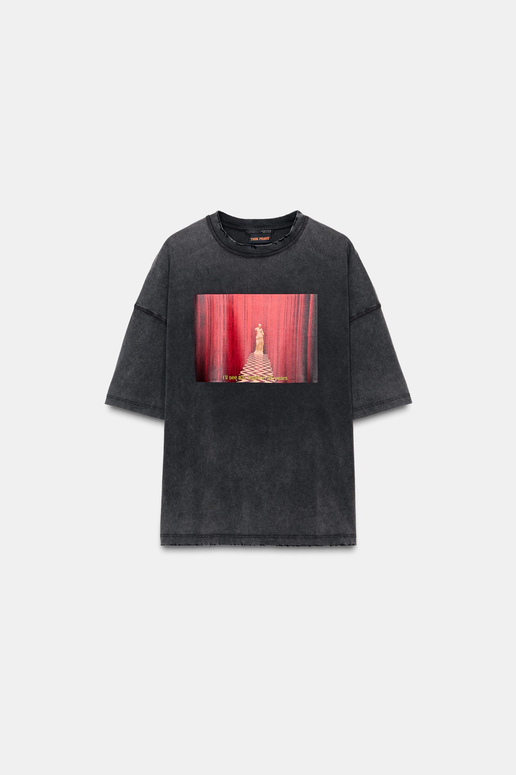 TWIN PEAKS© METALLIC PRINT T-SHIRT